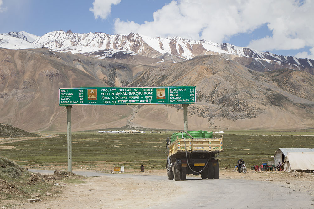 Willkommen auf der Manali-Sarchu-Road