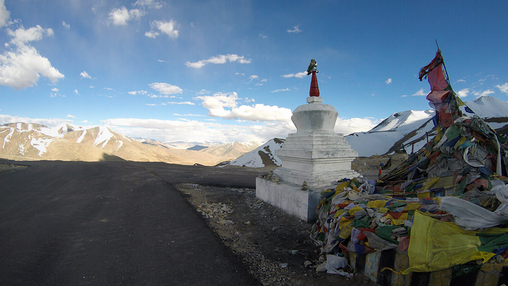 Stupa auf Thanglanla-Pass