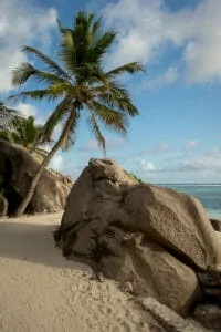 Der berühmte Strand Anse Source d'Argent auf den Seychellen