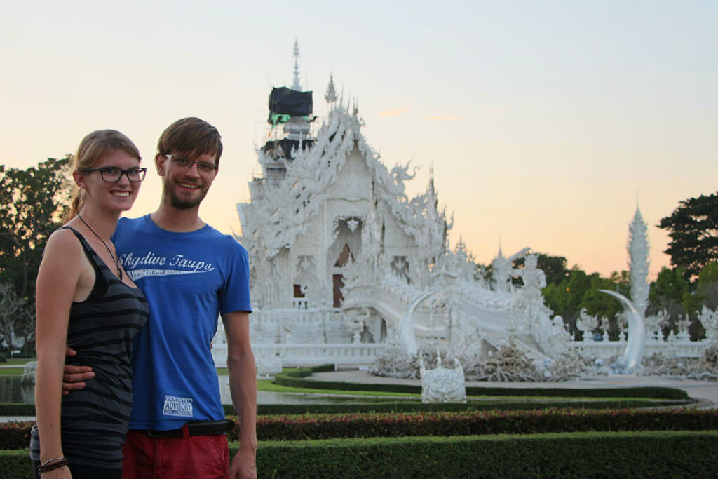 Weißer Tempel - die Hauptsehenswürdigkeit in Chiang Rai