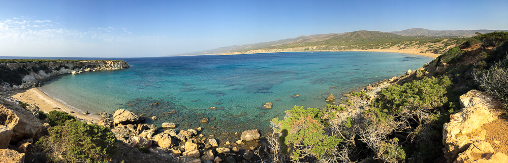 Der Lara Beach an der Akamas Halbinsel Zyperns