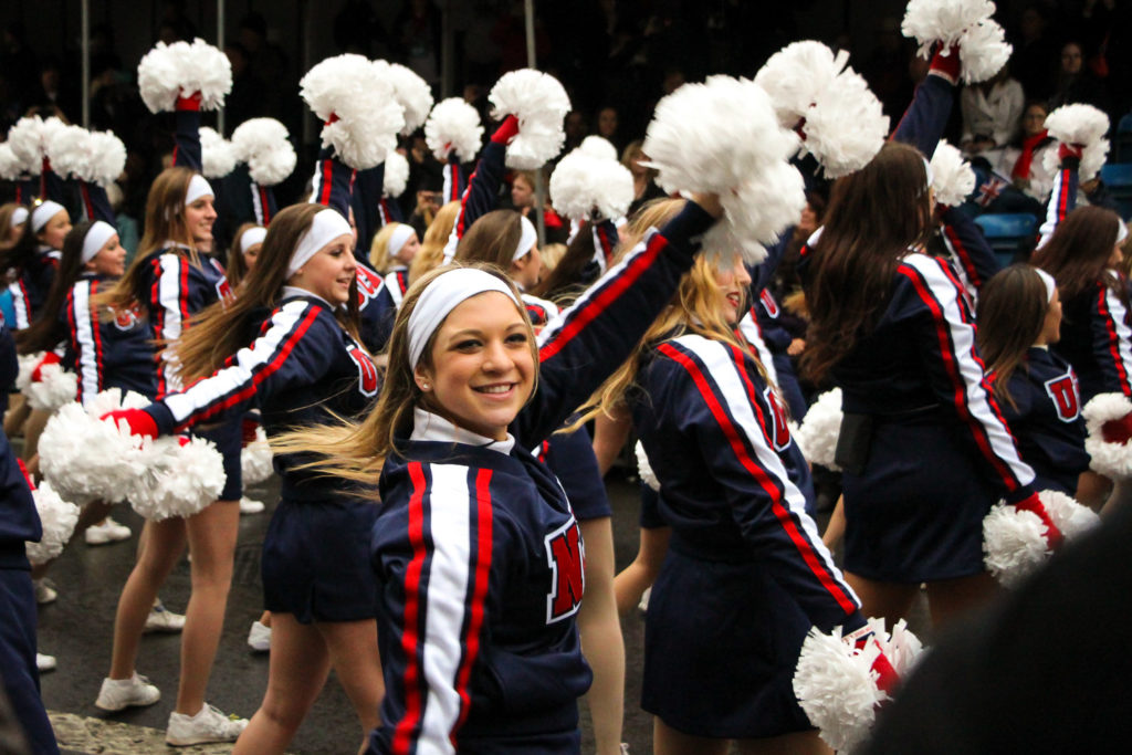 Cheerleader zur New Year's Day Parade in London